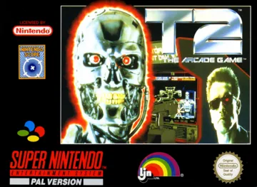 T2 - The Arcade Game (Europe) box cover front